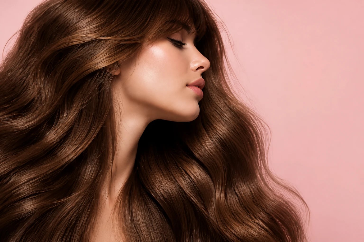 Cheveux brillants et soin capillaire